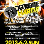 2013/06/02(日曜日) : DJ SHARPNEL on XTREME HARD@渋谷CLUB AXXCIS