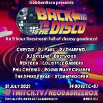 2021.7.31(土)23:00- GABBERDISCO PRESENTS ”BACK TO THE DISCO”にDJ SHARPNEL出演