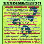 2022/2/22-23 オンラインレイヴ222DIMENSIONにDJ SHARPNEL出演