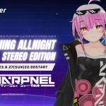 2023.8.27(Sun)22:00- SHARPNELSOUND PRESENTS RUNNING ALLNIGHT STEREO EDITIONを開催