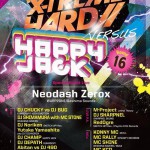 2016/04/10(日曜日) : DJ SHARPNEL on X-TREME HARD VS HAPPY JACK -Round 16- @ 渋谷R-Lounge